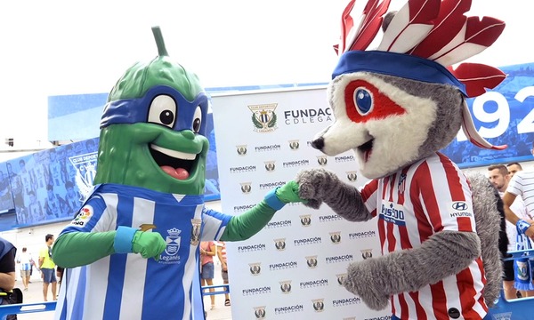 Indi and SuperPepino had a great time during Leganés-Atleti